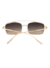 Óculos de Sol Vancouver Dourado Degradê - Fortuna Sunglasses | Óculos de Sol Femininos de Qualidade 