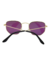 Óculos de Sol Hexagonal Verde Espelhado - Fortuna Sunglasses | Óculos de Sol Femininos de Qualidade 