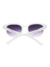 Óculos de Sol Tulum Branco Transparente - Fortuna Sunglasses | Óculos de Sol Femininos de Qualidade 