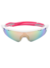 Óculos de Sol Race Branco Rose Espelhado Polarizado - Fortuna Sunglasses | Óculos de Sol Femininos de Qualidade 