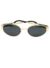 Óculos de Sol Dubai Dourado e Preto - comprar online