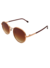 Óculos de Sol Round Marrom Degradê - comprar online