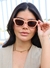 Óculos de Sol Zaya Nude - Fortuna Sunglasses | Óculos de Sol Femininos de Qualidade 