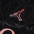Camisa Paris Saint-Germain Pré-jogo 24/25 - Torcedor Jordan Masculina - Preta com detalhes em cinza e rosa - KTJ Team