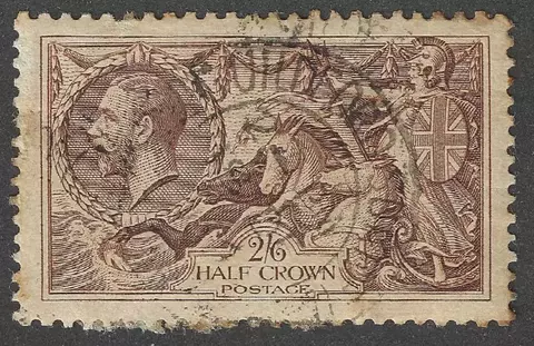 Reino Unido, 2/6s (George V - Seahorses) - 1913