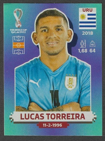 Uruguai - Lucas Torreira (URU14) - comprar online