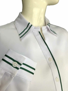 Blusa con listón verde - Casanova