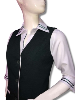 Blusa con listón verde - comprar en línea