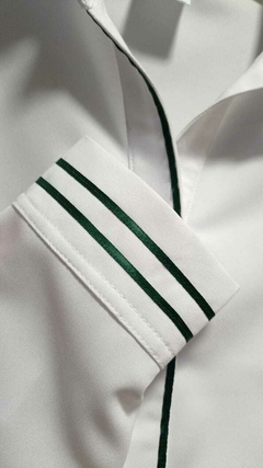 Blusa con listón verde - tienda en línea