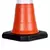 CONE DE OBRA COM BASE DE BORRACHA 75CM TIPO II - KTELI - ROGI EPI