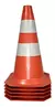 CONE DE SINALIZAÇÃO FIT LARANJA E BRANCO - 75 CM na internet