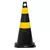 CONE PVC 50CM AMARELO E PRETO - PLASTCOR - comprar online