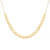 Colar Chocker Esferas Com Banho Ouro 24K