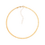 Colar Chocker de Fita Com Banho Ouro 24K