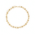 Colar Chocker Corrente Elos Largos Com Banho Ouro 24K