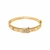 Bracelete Dourado Cravejado de Zircônia