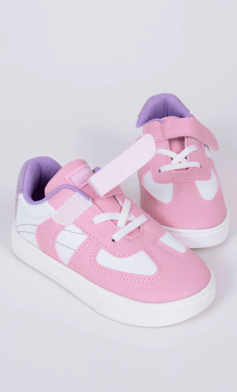 Zapatillas news kids rosa