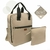 BOLSO MOCHILA LISO CON NECESER Y CAMBIADOR - comprar online