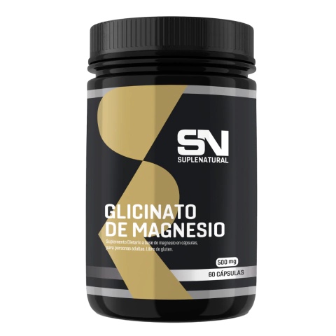 SupleNatural Glicinato de magnesio 500mg x60 / 120 Capsulas - comprar online