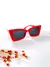 Óculos de Sol Feminino retro vintage retangular - Lojas  Cia