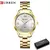 Curren relógio feminino relógios senhoras 9007 aço pulseira relógios feminin
