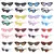 Imagem do Vintage Cat Eye Óculos De Sol Pequeno Retângulo Quadro UV400 Sombras Polarizad