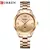 Curren relógio feminino relógios senhoras 9007 aço pulseira relógios feminin - comprar online
