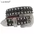 Cinto bb diamante strass cintos moda luxo cristal cravado pino fivela cinto de s - comprar online
