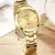 Curren relógio feminino relógios senhoras 9007 aço pulseira relógios feminin - comprar online