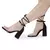 Sandália Feminina Salto Grosso B17 - comprar online