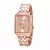 Relógio Mondaine Feminino Quadrado Calendário Rosé 32344LPMVRE2
