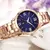 Curren relógio feminino relógios senhoras 9007 aço pulseira relógios feminin