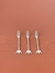 Mini tenedor pinche Corona plateado Picada pack x 6 unidades - comprar online
