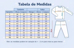 Pijama Infantil Manga Longa Coalinhas - comprar online