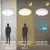Lâmpada de teto led inteligente 110 v 220 v pir sensor de movimento luz noturna - loja online