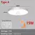 Lâmpada de teto led inteligente 110 v 220 v pir sensor de movimento luz noturna - GoioSuperShop