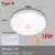 Lâmpada de teto led inteligente 110 v 220 v pir sensor de movimento luz noturna - comprar online
