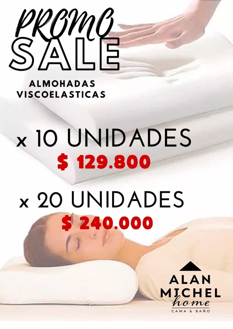 COMBO ALMOHADAS VISCOELASTICAS