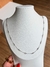 Colar longo com zircônia em semijoia - comprar online