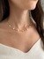 Choker de coração com pérola, bijuteria folheada - comprar online