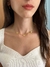 Choker de borboleta, bijuteria folheada