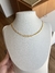 Colar choker, biju folheada - loja online