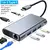 Adaptador Multiport, USB Tipo C - 4K, HDMI, RJ45, SD, TF, VGA - Vitrine Express