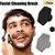 Escova de silicone para limpeza facial, esfoliante unissex, escova de barba na internet