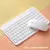 Teclado Ultra-Fino Sem Fio Portátil, Compatível com Bluetooth, Mini,