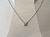 COLAR PRATEADO COM PINGENTE DE MOISSANITE SOLITÁRIO - loja online
