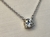 COLAR PRATEADO COM PINGENTE DE MOISSANITE SOLITÁRIO na internet
