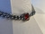 CHOKER PRATEADA COM PEDRA RETANGULAR VERMELHA - L’Lexia Acessórios Femininos
