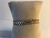 PULSEIRA EM OURO E RODIO COM FLECHAS DETALHADAS DE CRISTAIS