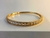 PULSEIRA DOURADA COM CRISTAIS QUADRADOS - comprar online